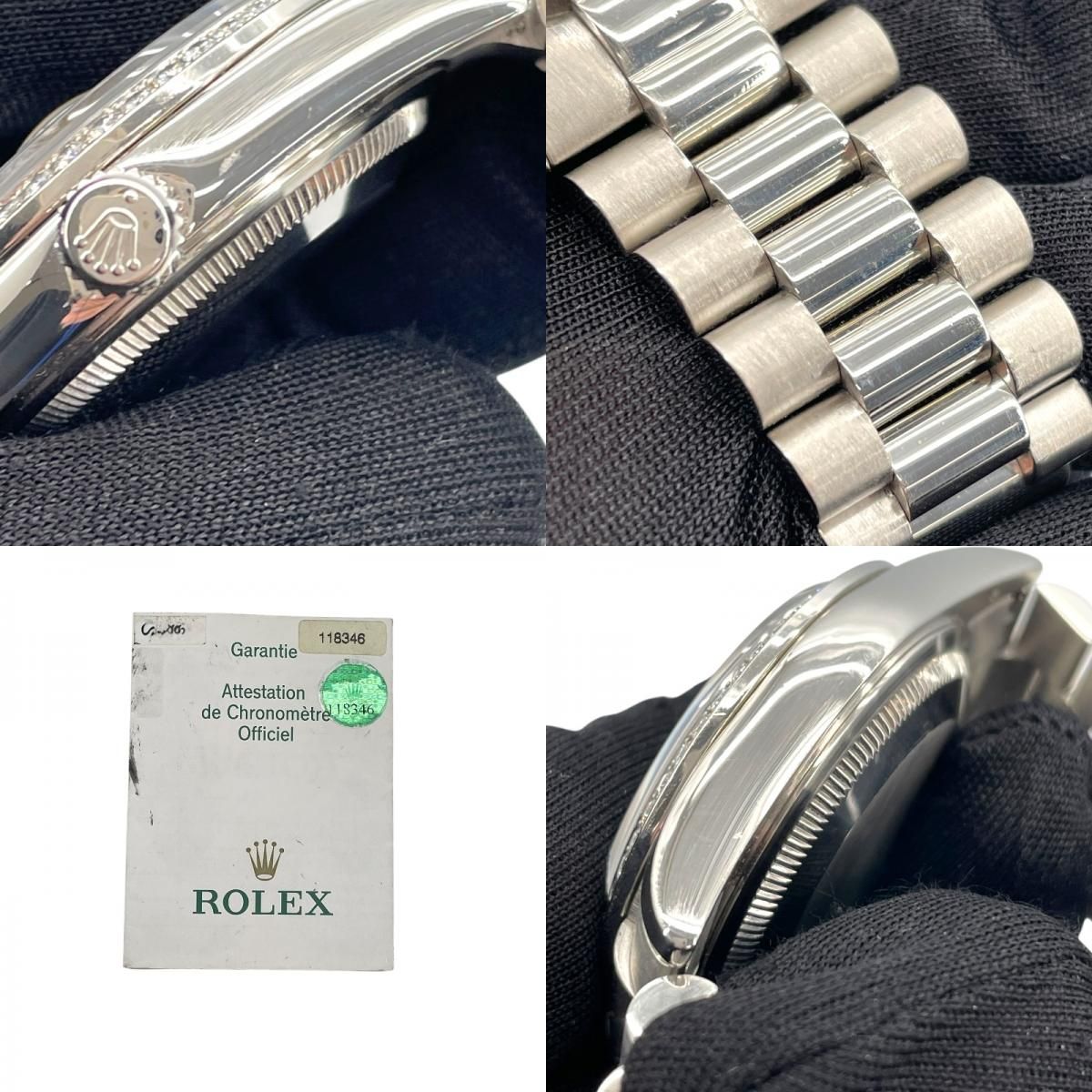 ROLEX Day-Date 36 Horicon Ice Blue Platinum 118346A - A Timeless Masterpiece