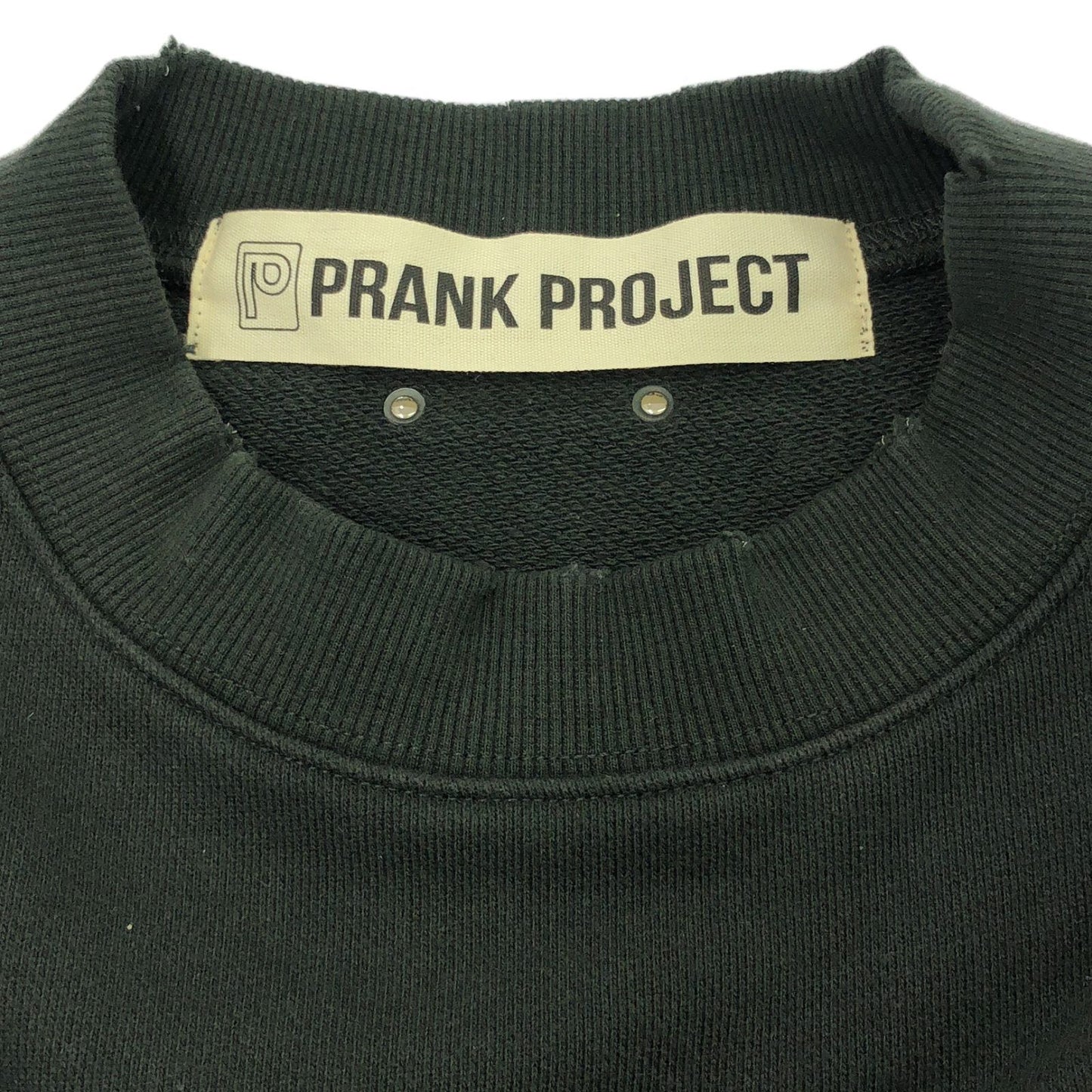 PRANK PROJECT Charcoal Gray Cotton Sweatshirt - Timeless Elegance