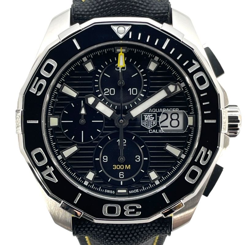 TAG Heuer Aquaracer Calibre 16 Chronograph - Black SS Automatic Watch