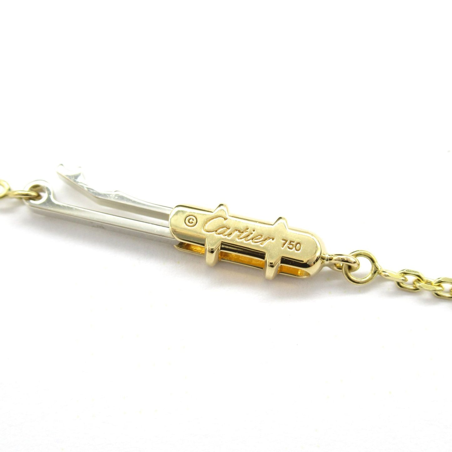 CARTIER C Heart Necklace in K18 Yellow Gold - 40.5cm