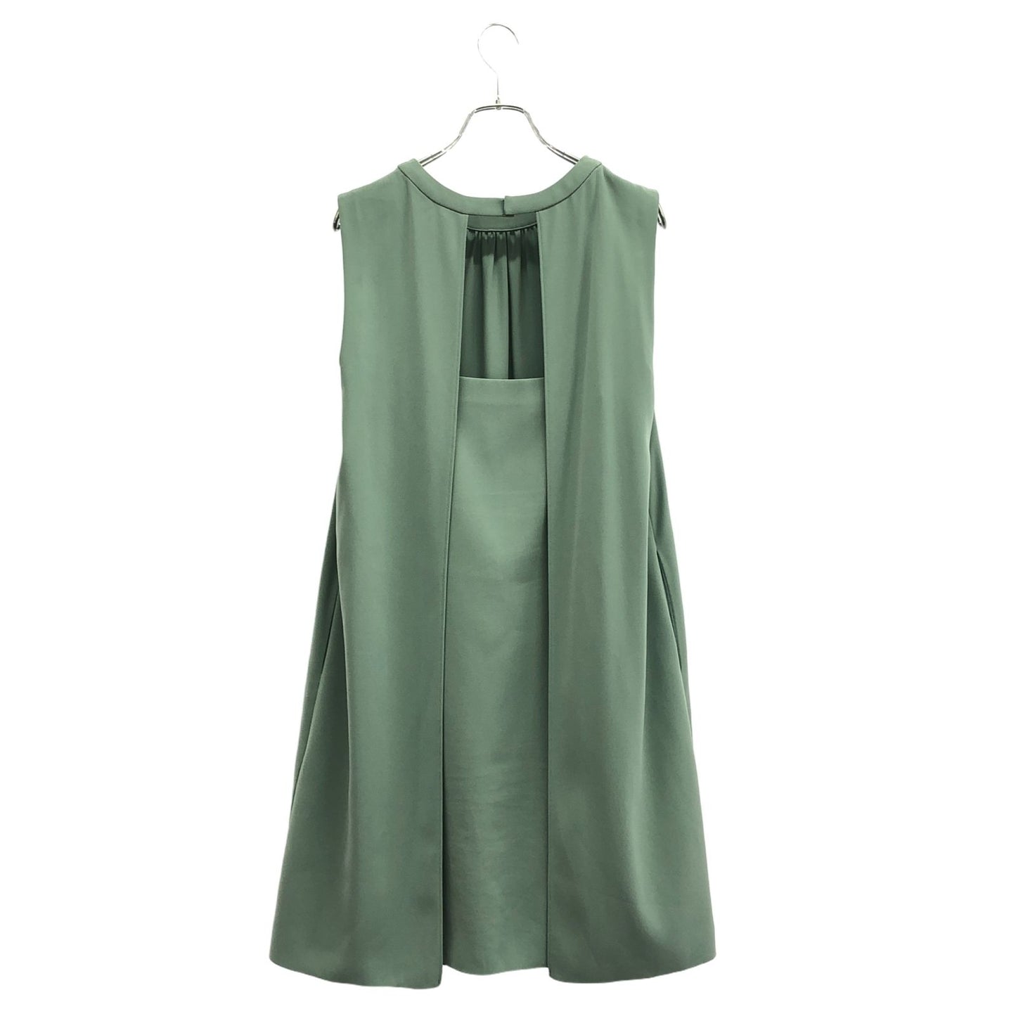 FOXEY NEW YORK Light Green Sleeveless Dress - Elegant Sophistication
