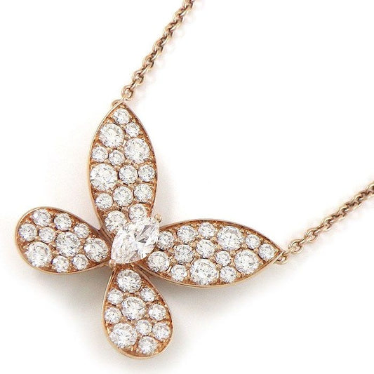 Graff Butterfly Necklace - Limited Edition K18PG Diamond Elegance