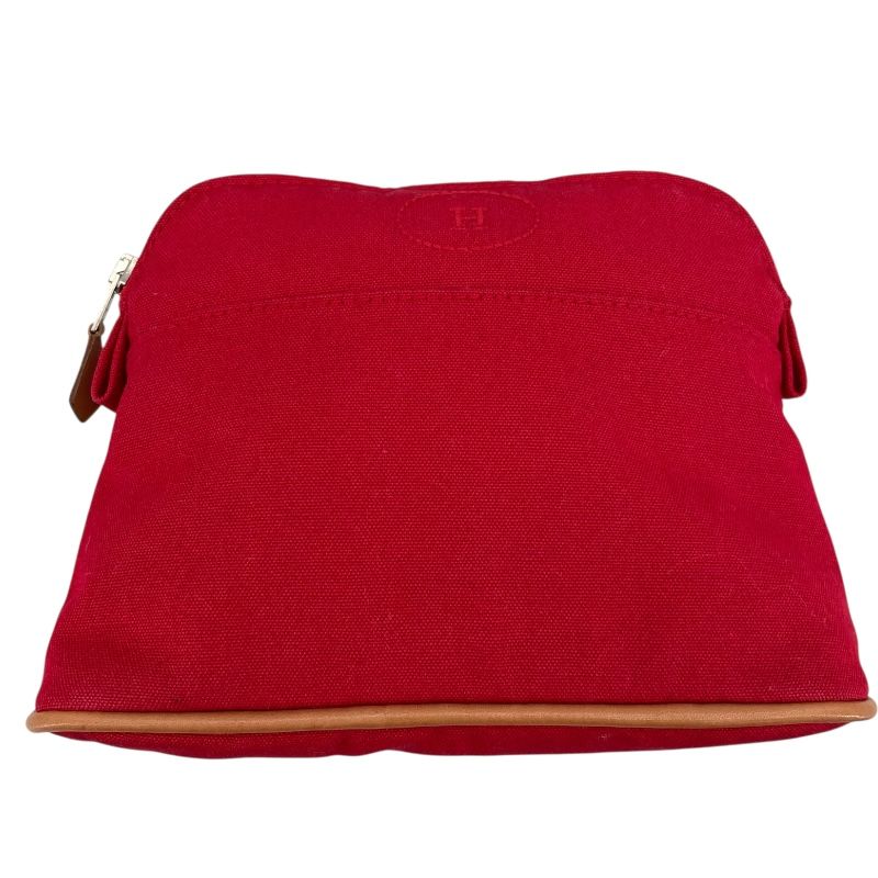 HERMES Bolide Pouch 20 in Red - Exquisite Luxury Accessory