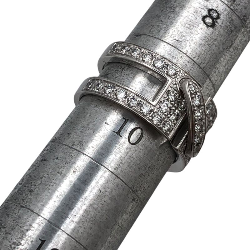 CHAUMET Joudrian Diamond Ring in 750WG - Exquisite Silver Elegance