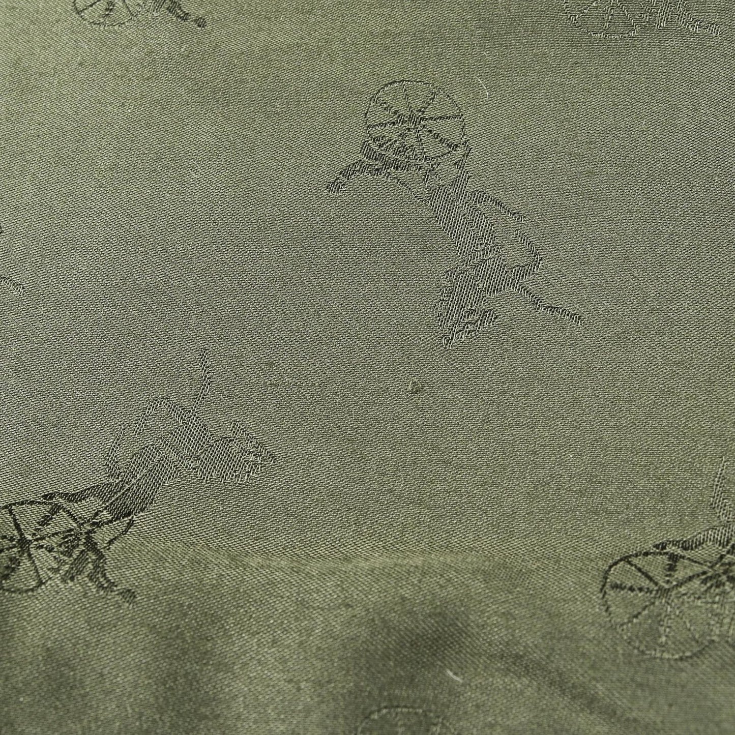 CELINE No-Collar Jacket in Gray-Green Wool - Timeless Elegance