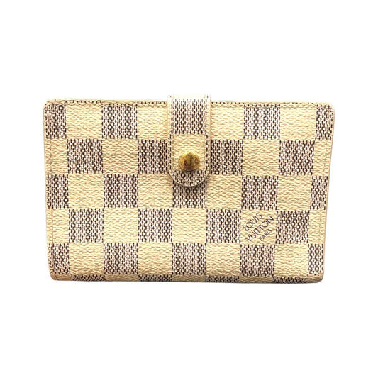 Louis Vuitton Portefeuille Viennois M61676 - White Damier Azur Wallet