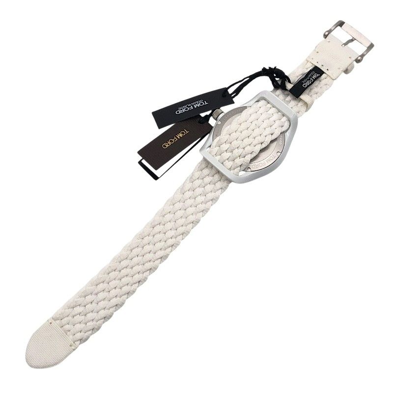 TOM FORD N.002 Ocean Plastic Men's Watch - White & Silver
