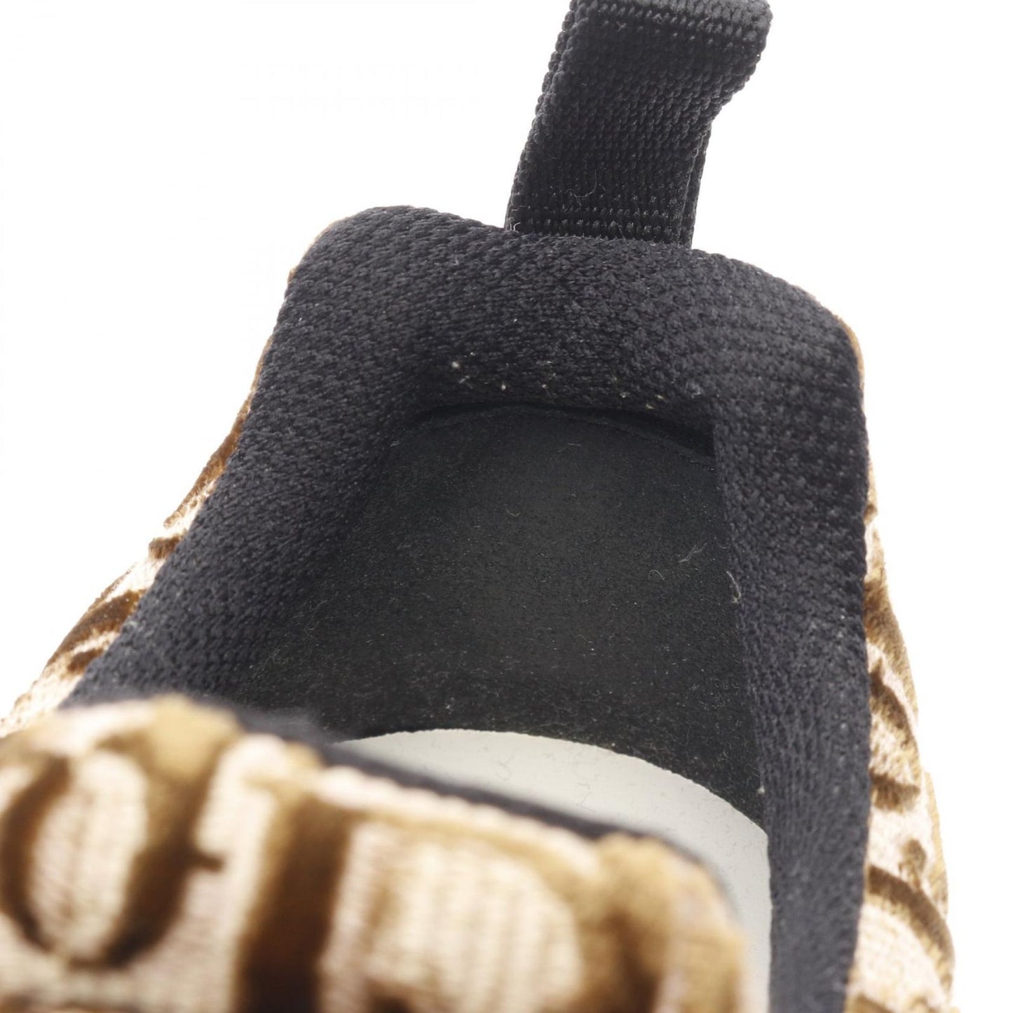 Dior Solar Oblique Slip-On Sneakers - Elegant Brown & Black Fabric