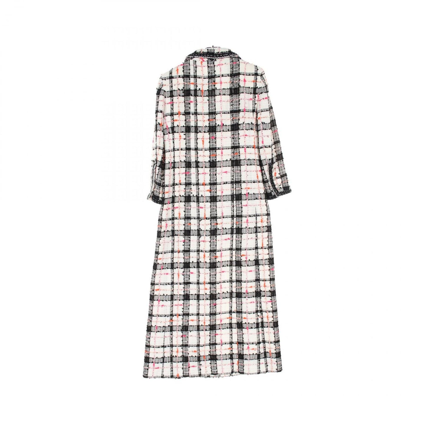 CHANEL Tweed Dress in White & Multicolor - Timeless Elegance