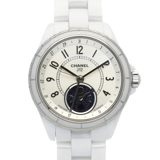 CHANEL J12 Faze de Lune Moonphase H3404 White Ceramic Watch