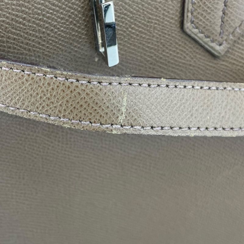 HERMES Birkin 35 Taupe with Silver Hardware - Timeless Elegance