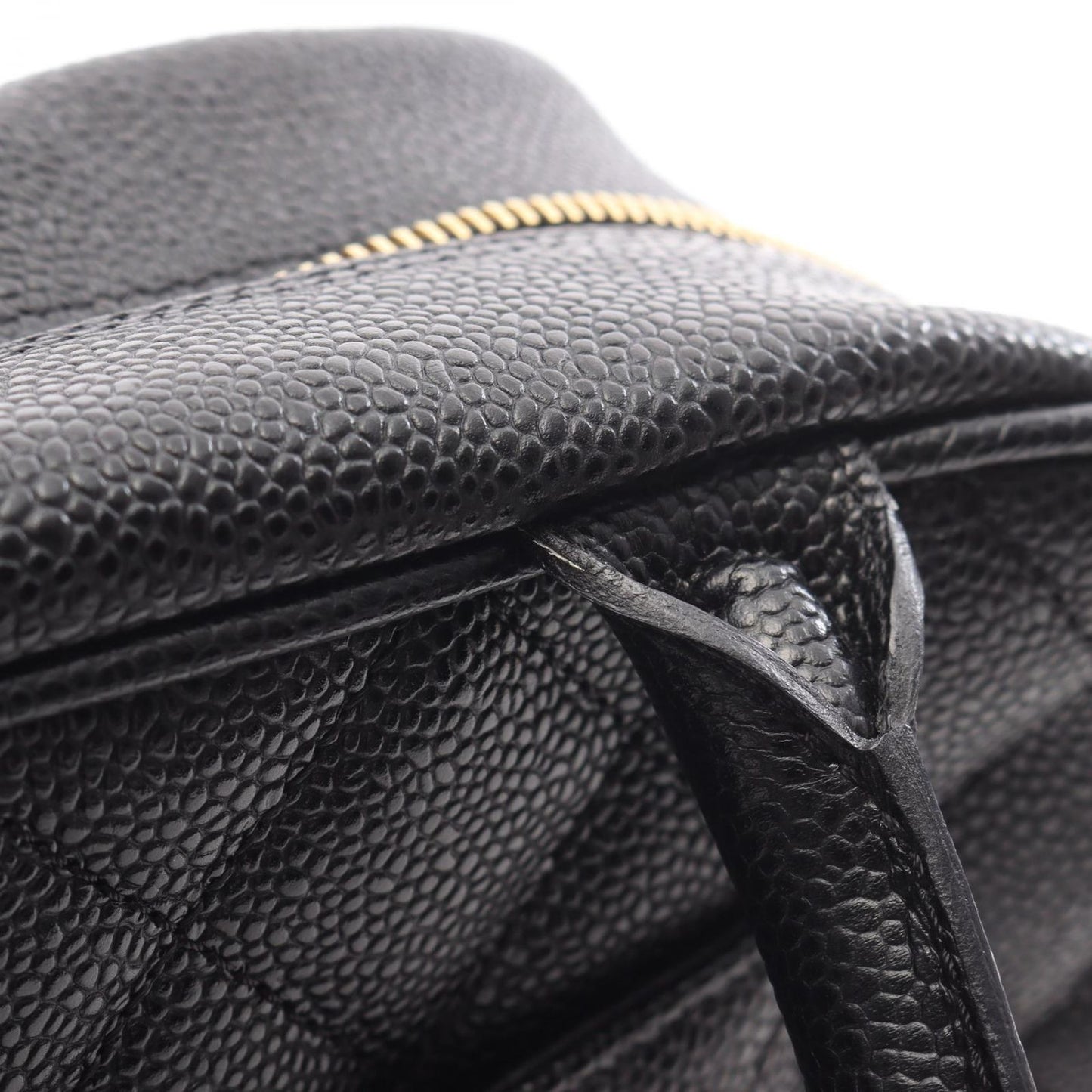 CHANEL Matelassé Mini Boston Bag in Black Leather - Timeless Elegance