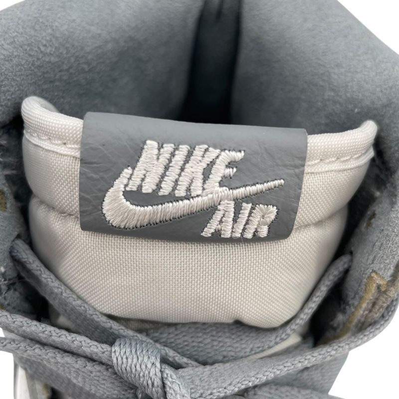 Nike Air Jordan 1 High OG - Gray Leather Sneakers for Men
