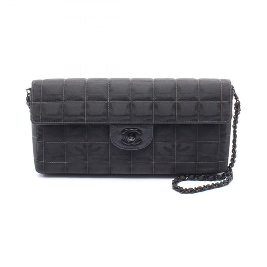 CHANEL New Travel Line Chocolate Bar Shoulder Bag - Black