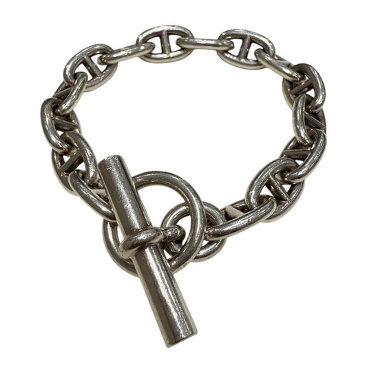 HERMES Chaine d'Ancre Silver Bracelet - Timeless Elegance