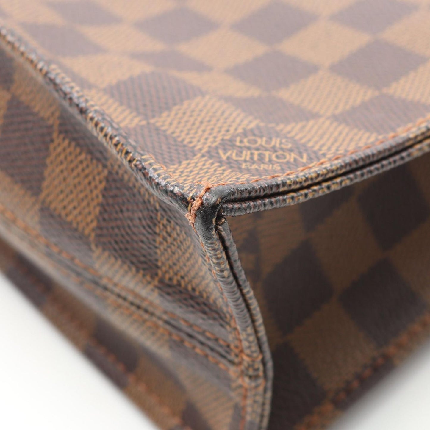 Louis Vuitton Damier Ebene Sac Plat Tote Bag - Timeless Elegance