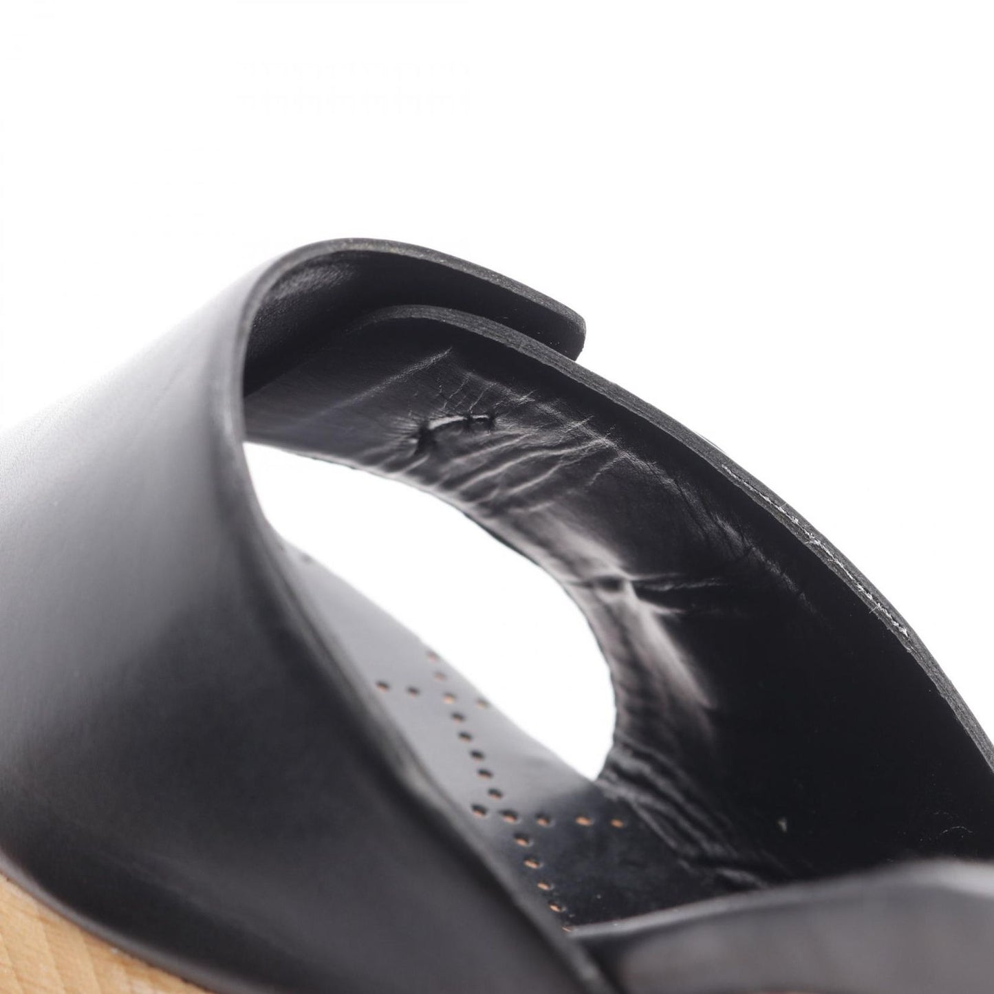 CHANEL Coco Mark Leather Mules - Unworn Elegance in Black