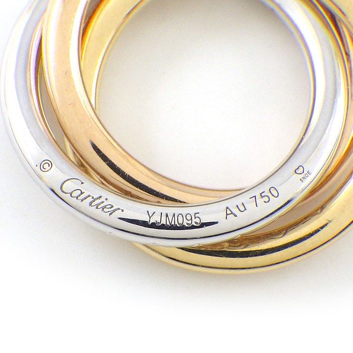 Cartier Trinity Earrings with Diamonds in Three Colors