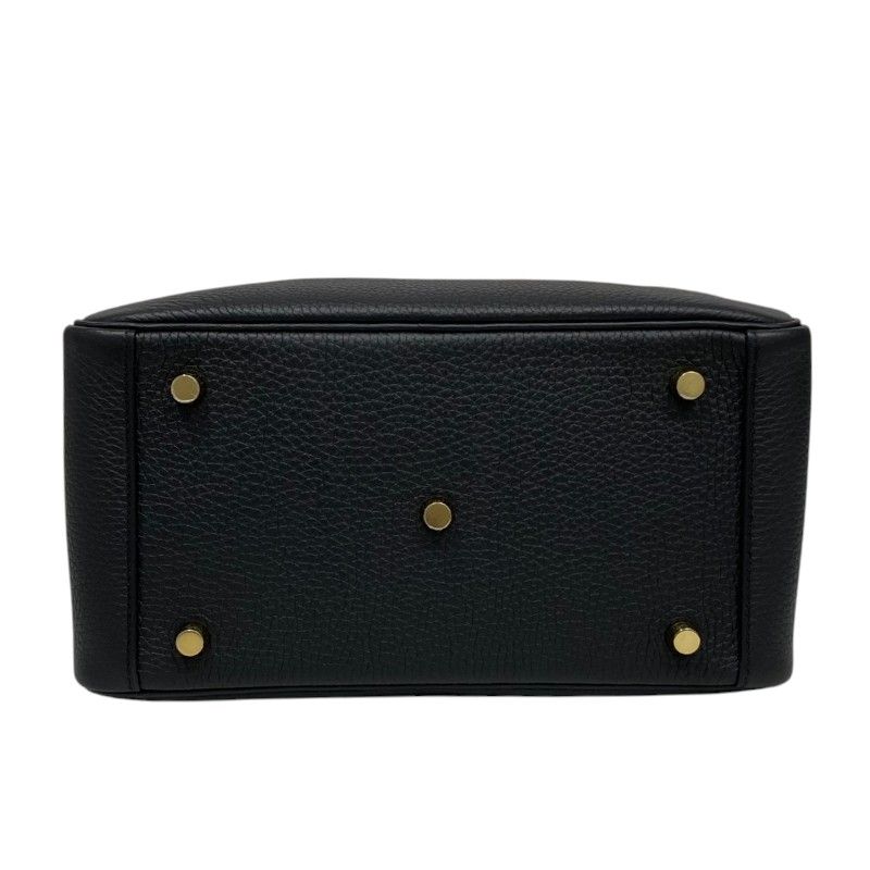 HERMES Lindy 26 Handbag - Black with Gold Hardware, 2025 Edition