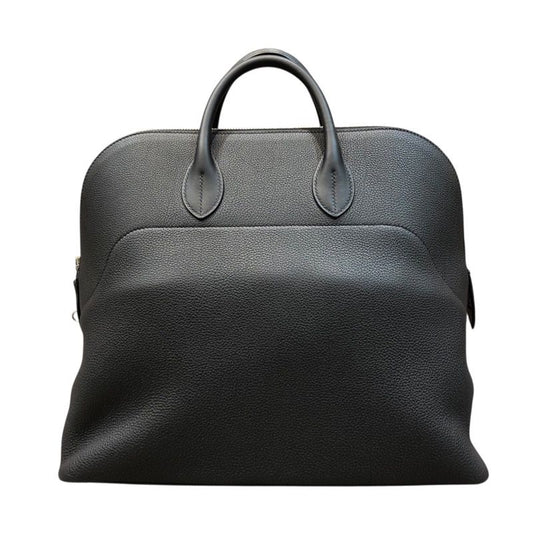 HERMES Bolide à Dos Black Togo & Swift Leather Tote Bag