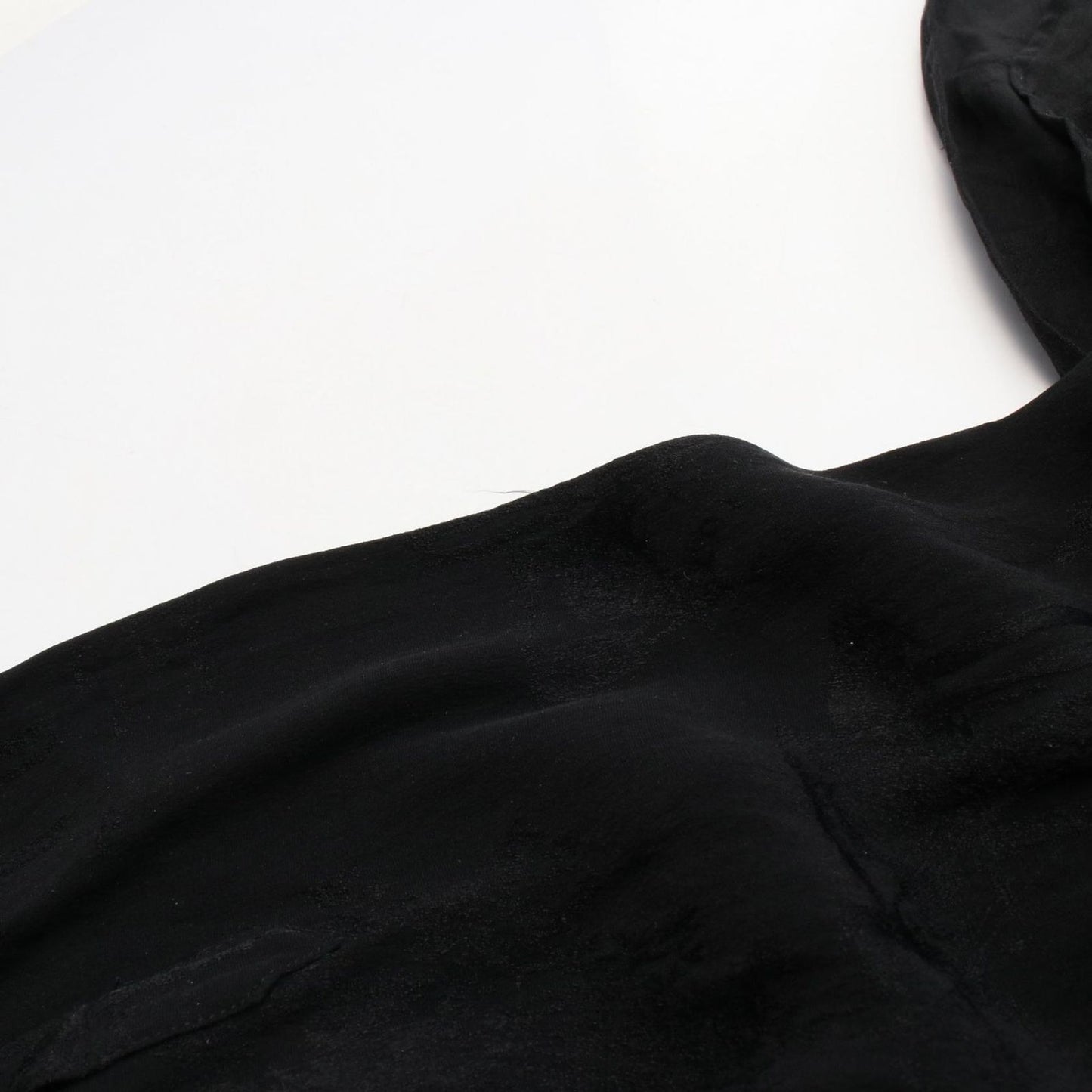 HERMES Black Silk Shirt Dress - Timeless Elegance