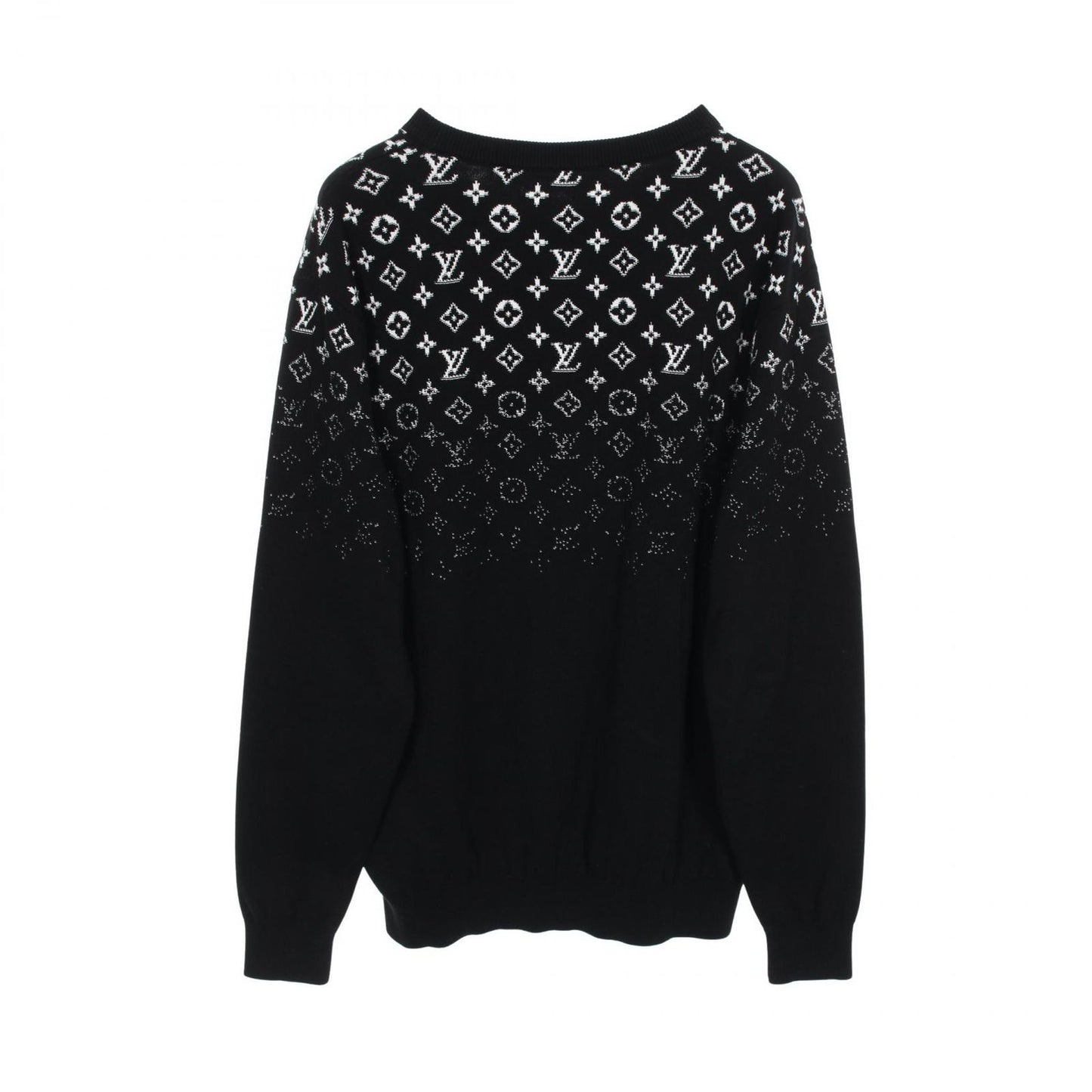 Louis Vuitton Gradient Monogram Cotton Knit Sweater - XL