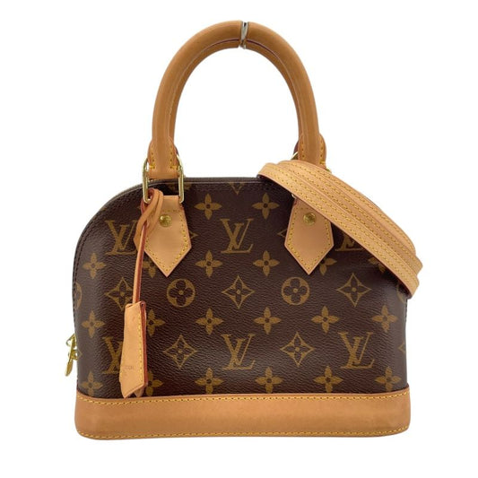 Louis Vuitton Alma BB Monogram Canvas Shoulder Bag - Brown