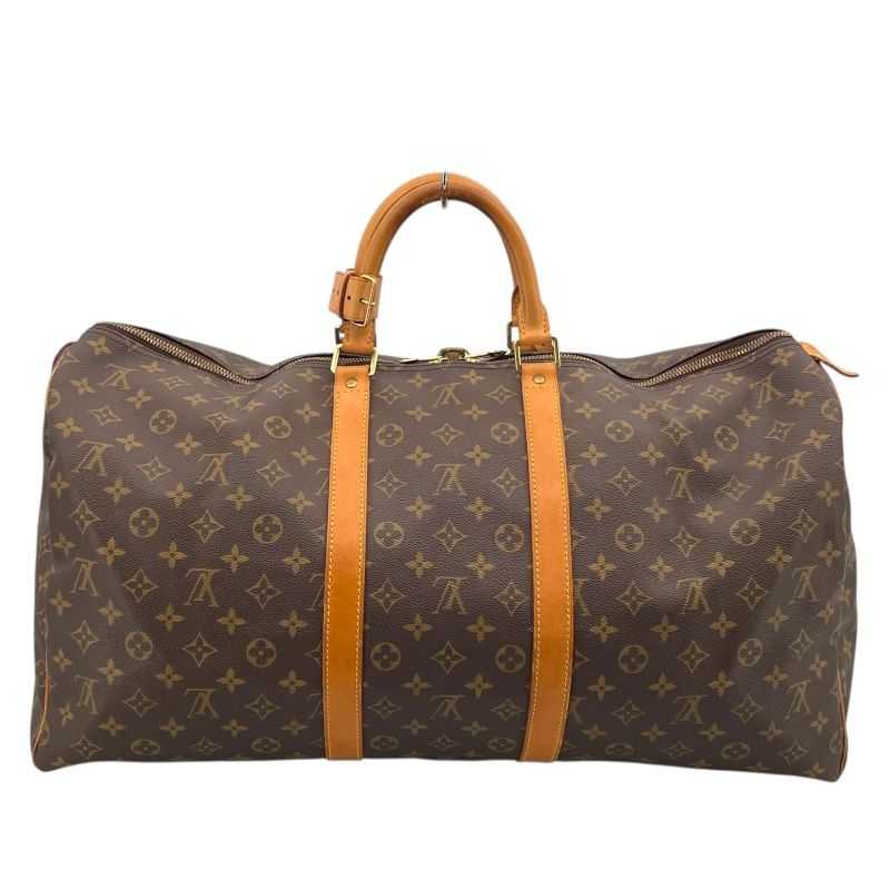 Louis Vuitton Keepall 60 Monogram Canvas Brown Unisex Boston Bag