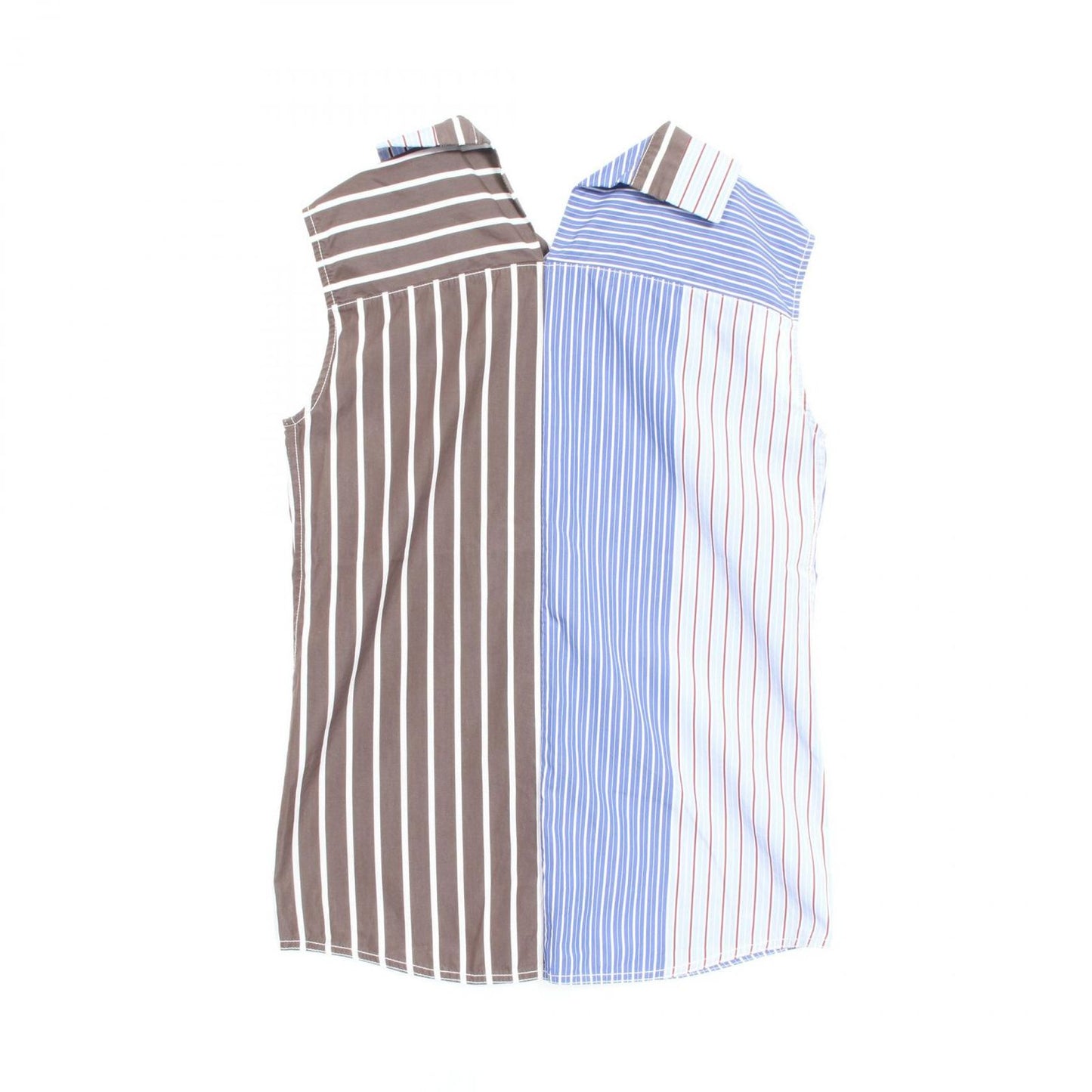 MARNI Cotton Shirt in Blue & Brown - Exquisite Craftsmanship