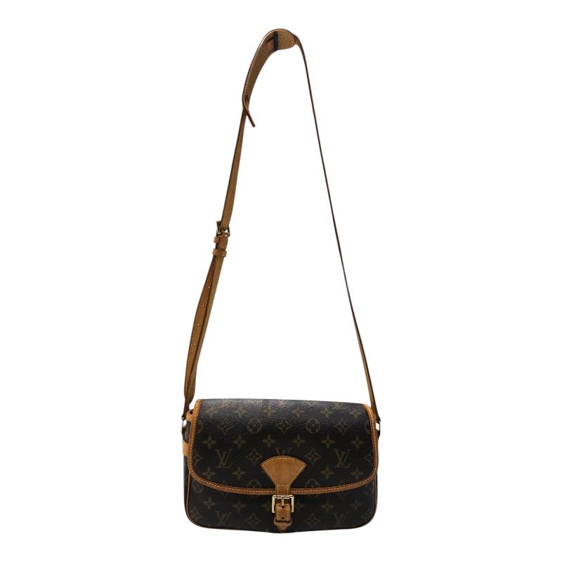 Louis Vuitton Monogram Salony Shoulder Bag - Brown & Gold Hardware