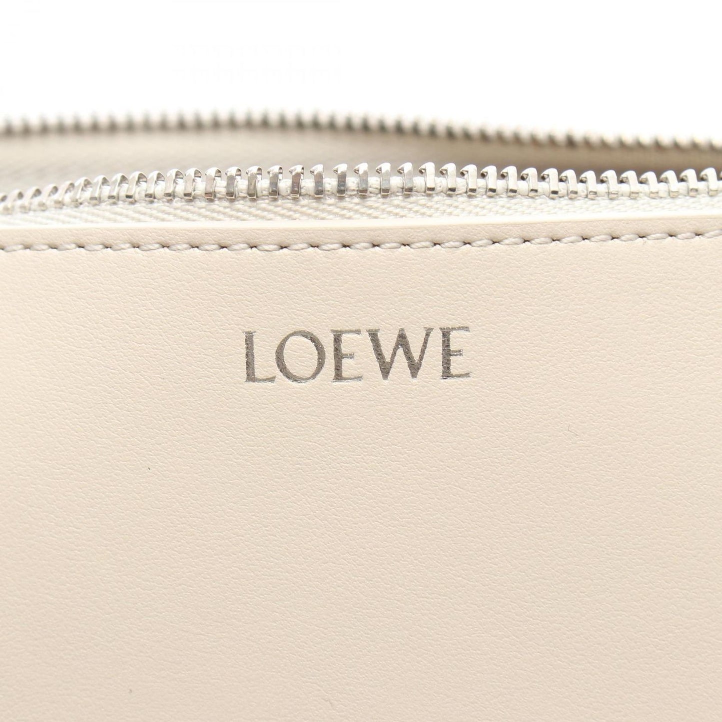 LOEWE Puzzle Fold Clutch Bag - White Leather - New