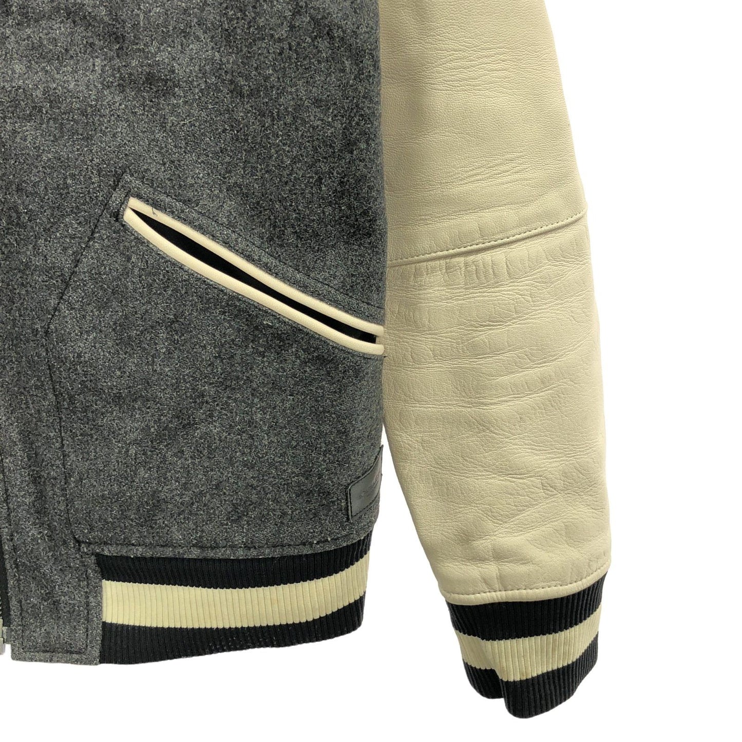 COACH Wool Varsity Jacket in Gray - Exclusive Vintage Find