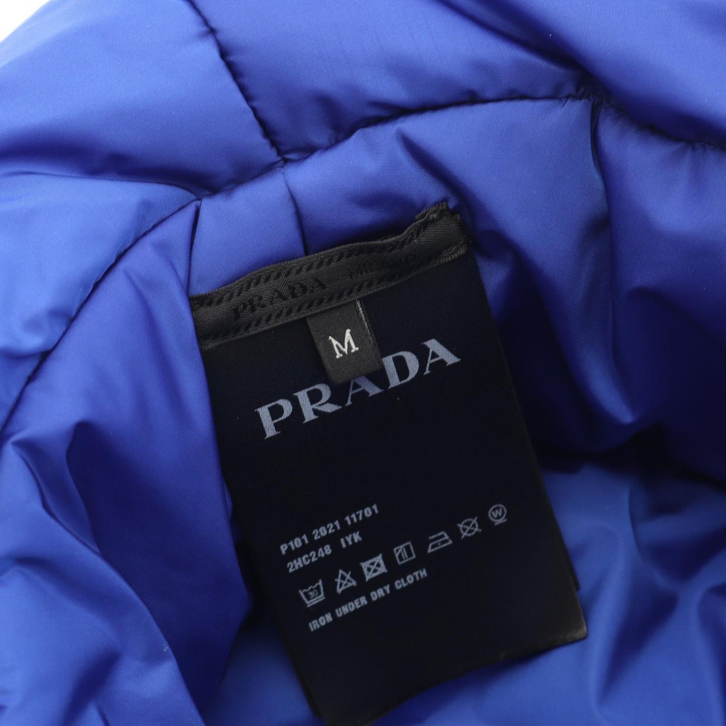 PRADA Nylon Unisex Hat - Timeless Blue Elegance