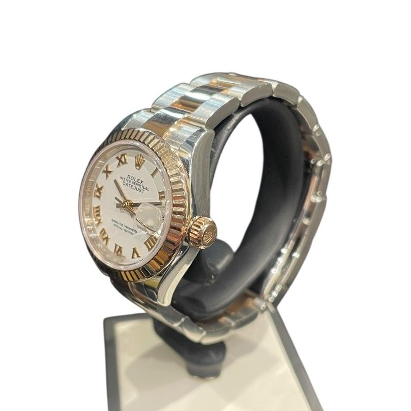 ROLEX Datejust 28 279171 - White Dial, Steel & Pink Gold - Women's Watch