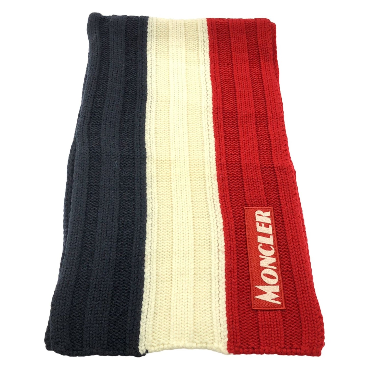 MONCLER Red Wool Scarf - A Timeless Luxury Accessory