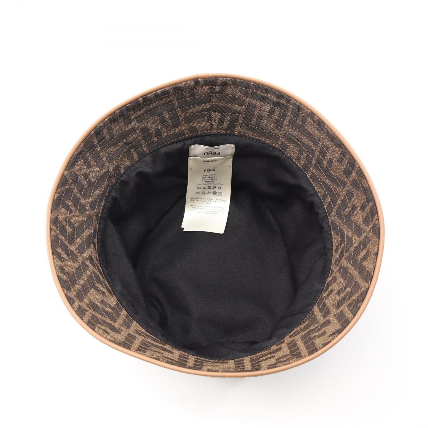 FENDI FF Jacquard Hat - Exquisite Brown Luxury Accessory