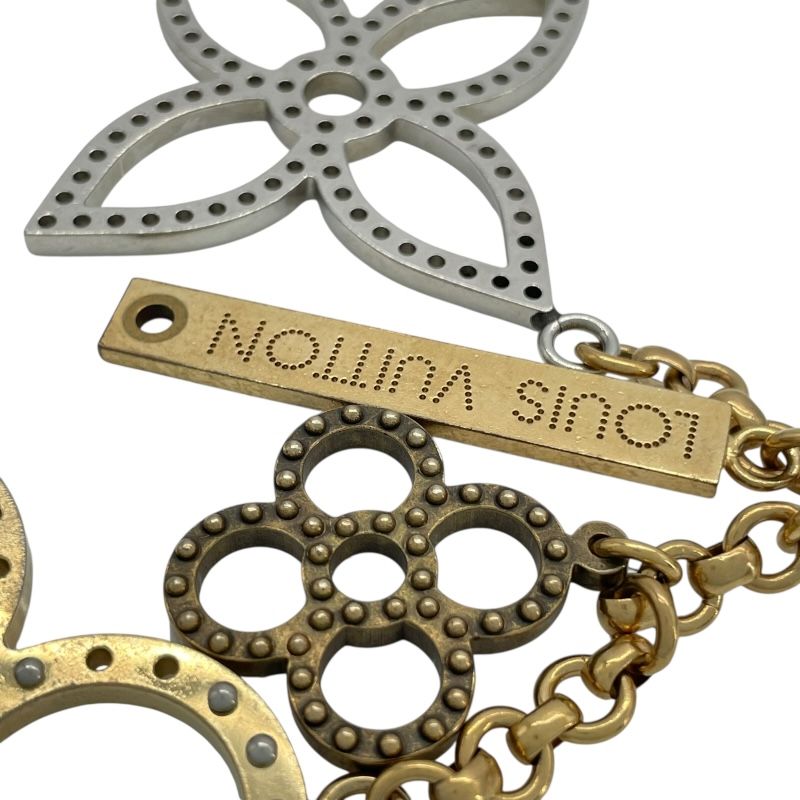 Louis Vuitton Bijoux Sac Tapage M65090 Gold Keychain - Unisex