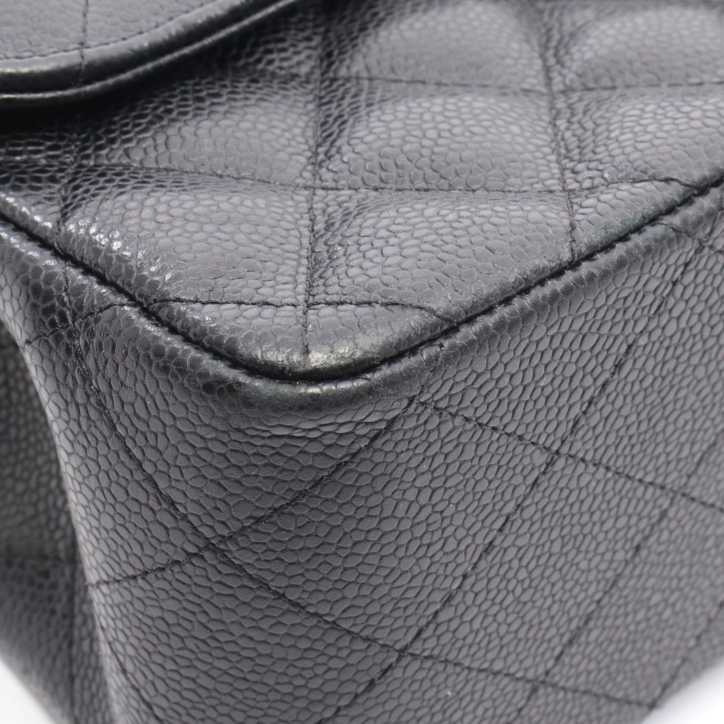 CHANEL Classic De Camellia 30 Large Double Flap Shoulder Bag