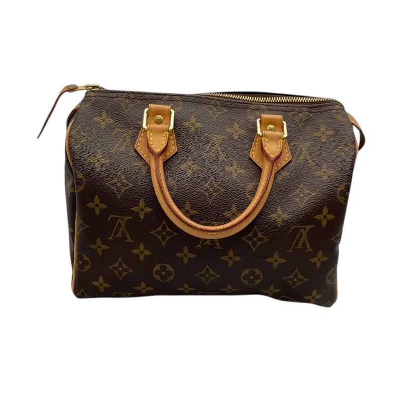 Louis Vuitton Speedy 25 Monogram Canvas Handbag - Brown