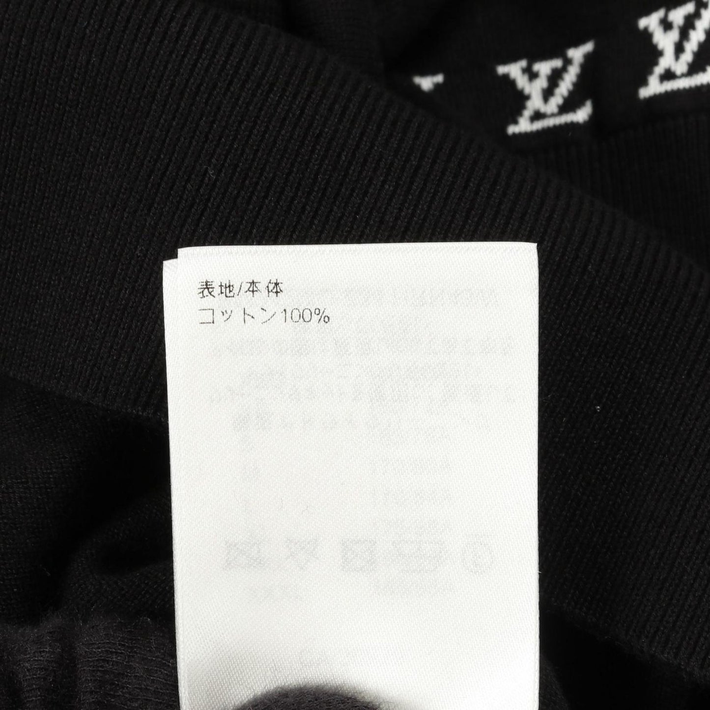 Louis Vuitton Logo Knit Sweater - Timeless Elegance in Black