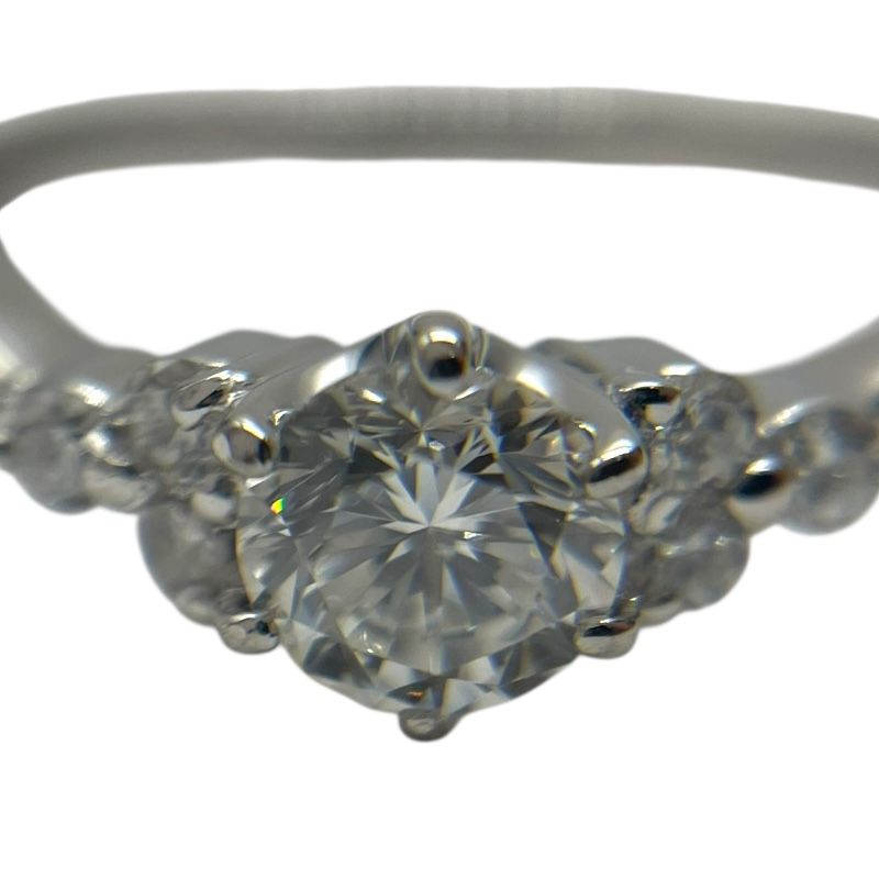 Exquisite Pt900 Diamond Ring - 0.527ct Total Weight