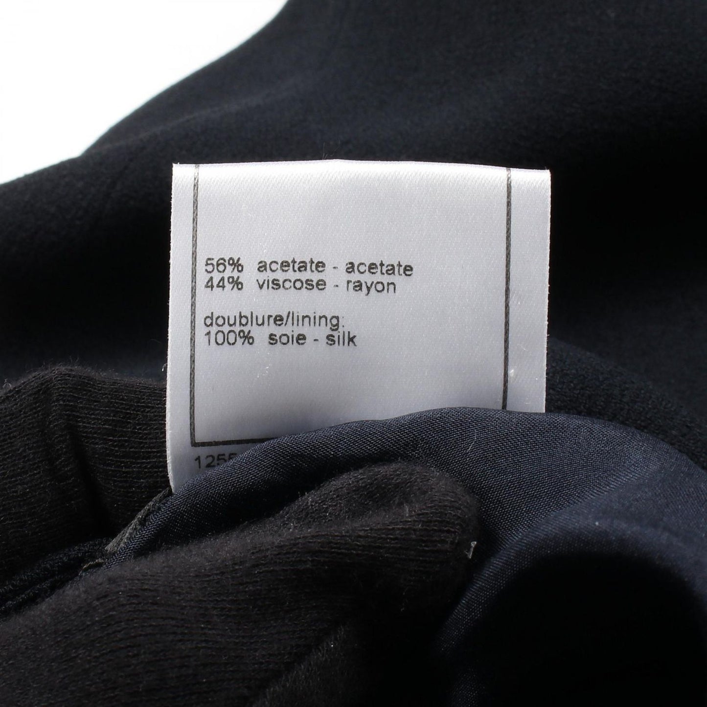 CHANEL Camellia Button Skirt in Navy - Exquisite Craftsmanship