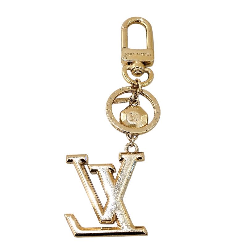 Louis Vuitton LV Facette Keychain - Gold Metal Unisex Accessory
