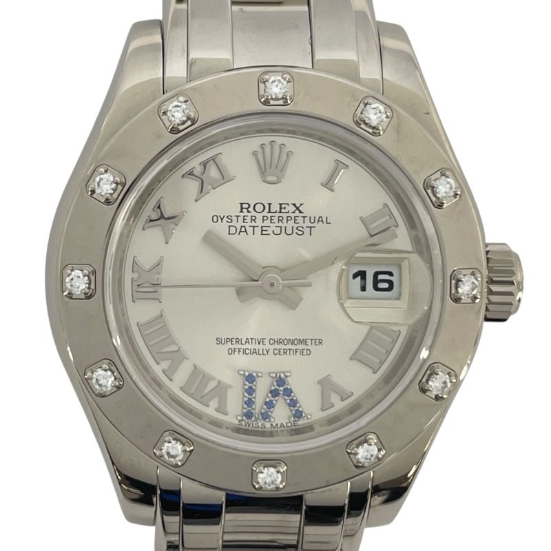 Rolex Datejust Pearlmaster 80319 - Exquisite K18WG Ladies Watch