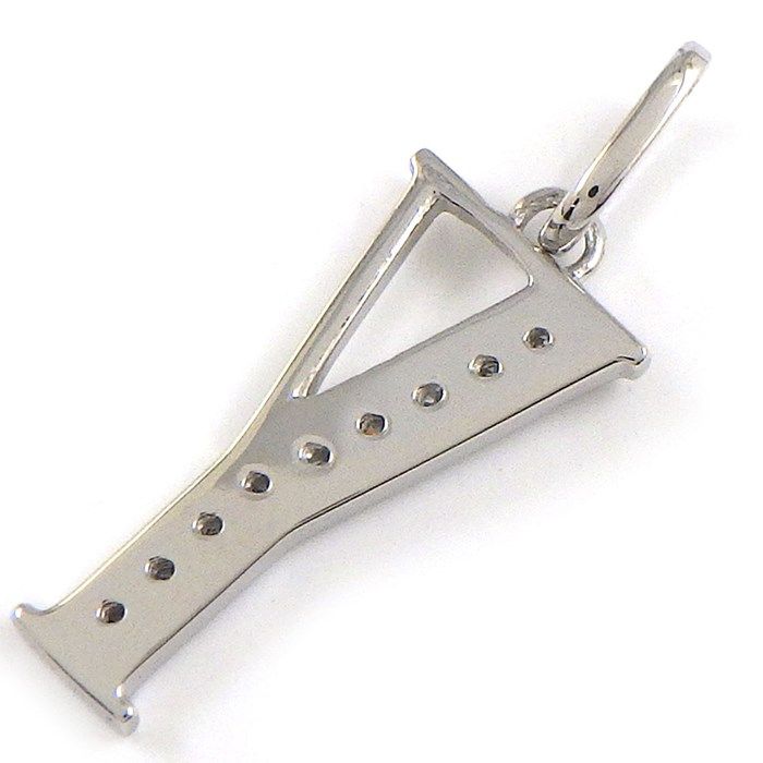 Exquisite Diamond Initial Y Pendant in Platinum - 0.11ct