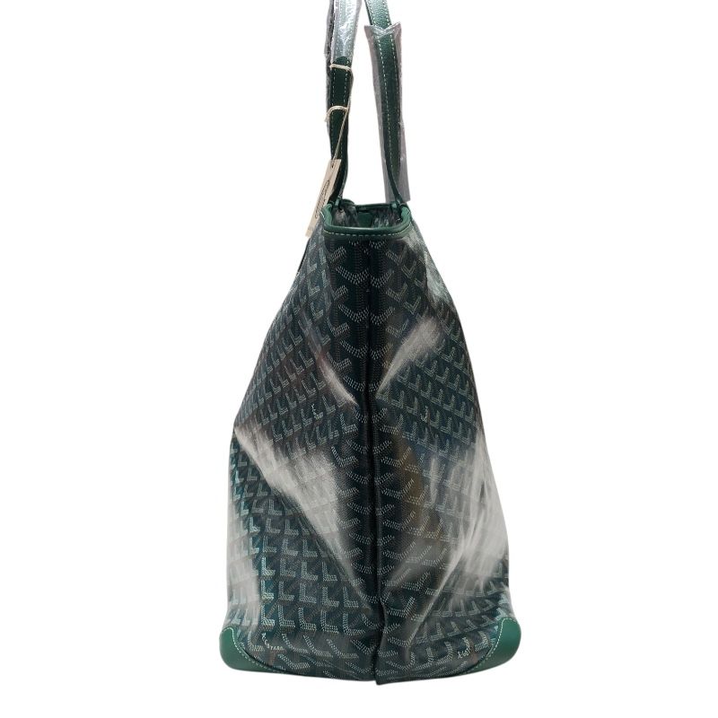 GOYARD Artois GM Green PVC & Leather Unisex Tote Bag