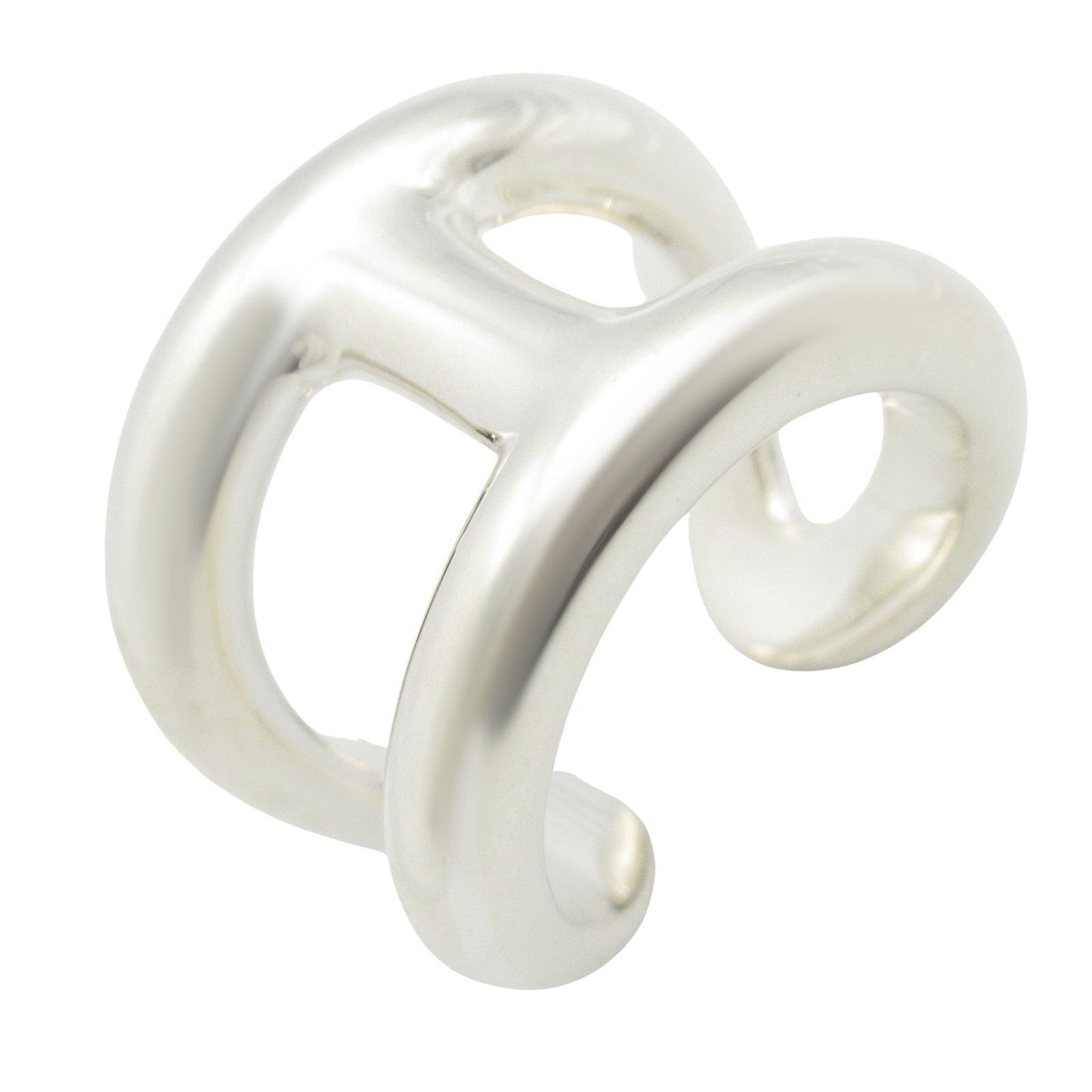 HERMES Osmoz Large Ring in Silver 925 - Unisex Elegance