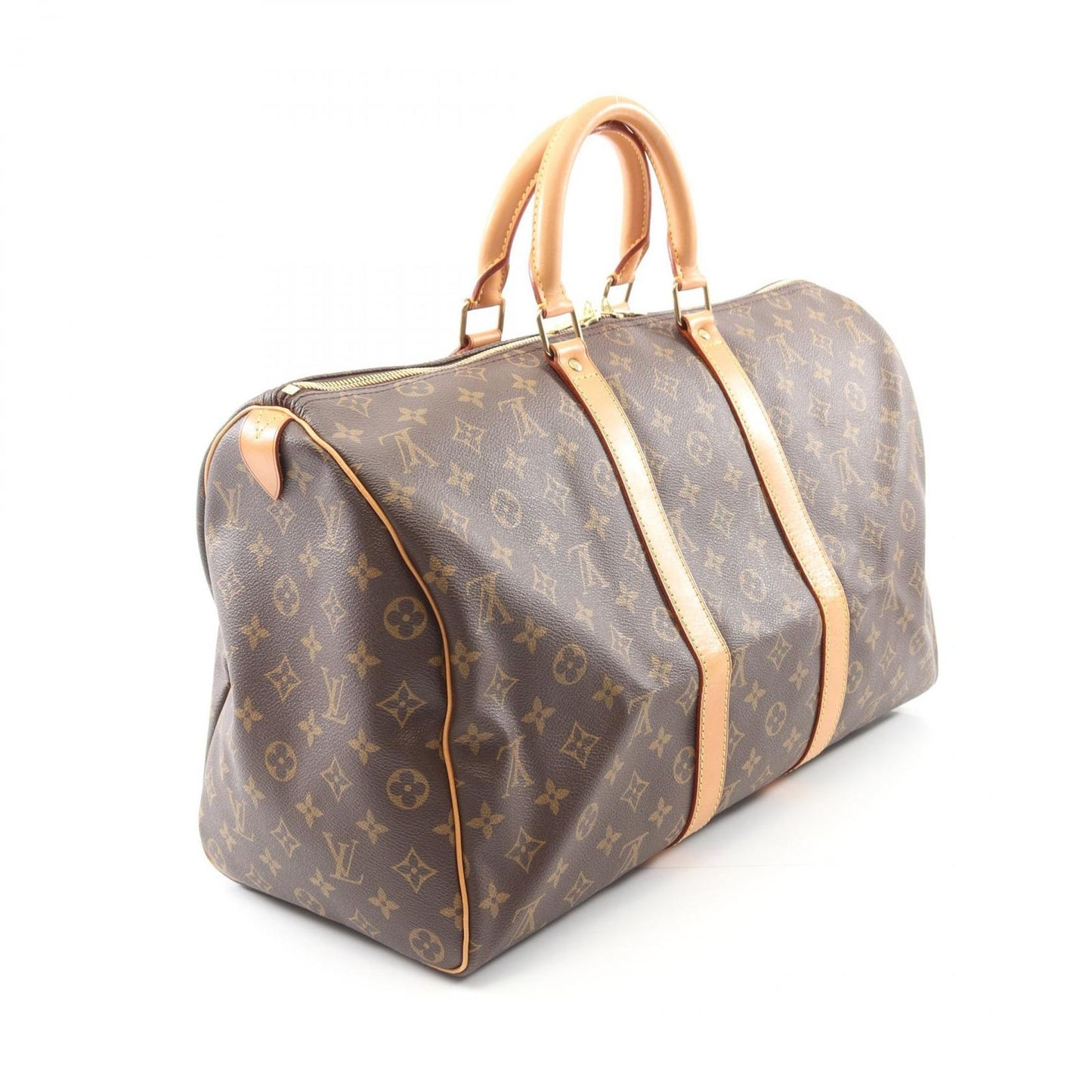 Louis Vuitton Keepall 45 Boston Bag - Timeless Elegance in Brown