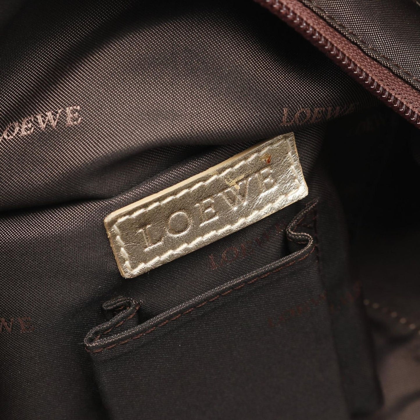 LOEWE Nappa Aire Gold Leather Handbag - Exquisite Craftsmanship