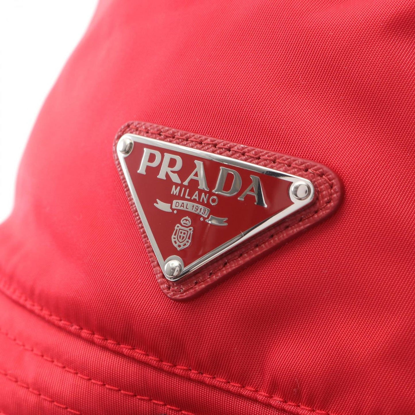 PRADA Re-Nylon Bucket Hat in Red - Unused Luxury Accessory